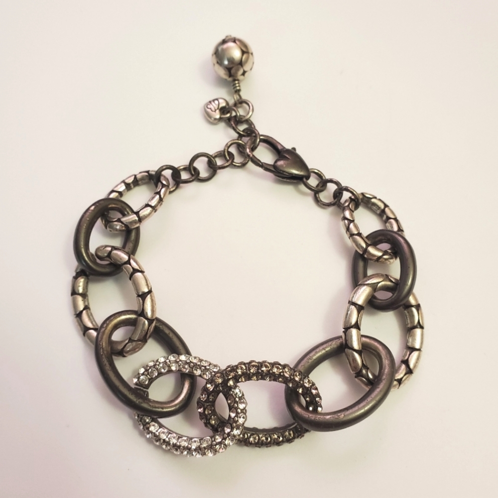 Brighton - Pebble Pave Link Swarovski Crystal Bracelet